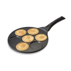 de Buyer Shop -de Buyer Shop 111080 1 5 Poele 7 mini blinis ou pancakes a induction fonte 26 5 cm Mathon
