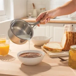 Lot Petite Casserole Inox 12 Cm Et Bol Bain-marie Inox 14 Cm Avec Poignée Longue -de Buyer Shop 119022 3 4 Lot petite casserole inox 12 cm et bol bain marie inox 14 cm avec poignee longue Mathon