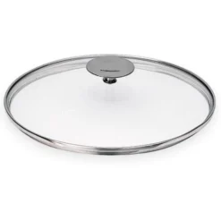 Couvercle Verre Cristel Platine 26 Cm