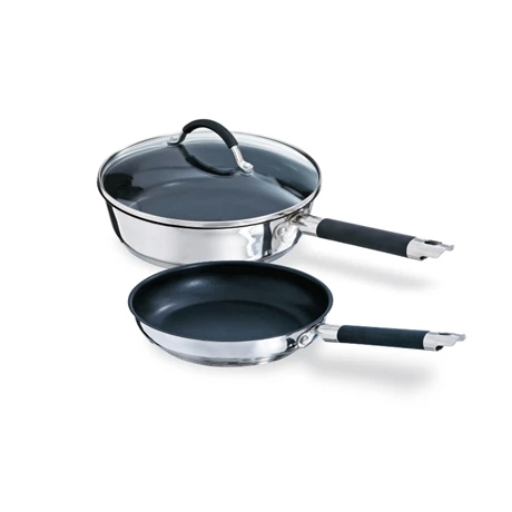 Lot Sauteuse Et Poêle Antiadhérentes Rapid Cook 24 Cm Avec Couvercle 1 Lot Sauteuse Et Poêle Antiadhérentes Rapid Cook 24 Cm Avec Couvercle