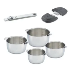 BEKA Lot 4 Casseroles Select Avec Une Poignée Et 2 Anses Gris
