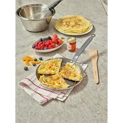 de Buyer Shop -de Buyer Shop 28151 1 2 Crepiere Alu Choc Resto induction 26 cm De Buyer