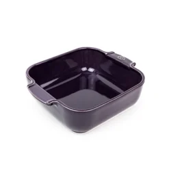 Peugeot Plat Carré En Céramique Appolia 21 Cm Aubergine